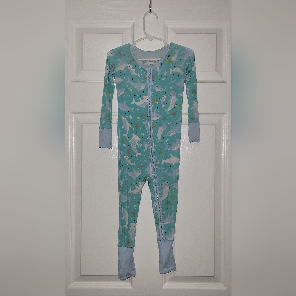 12-18 Month Little Sleepies Shark Soiree Zippy